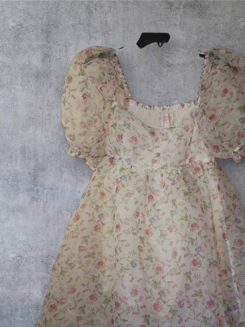 Audrey Parks by Francesca's Floral Babydoll Dress Size Small Cottagecore